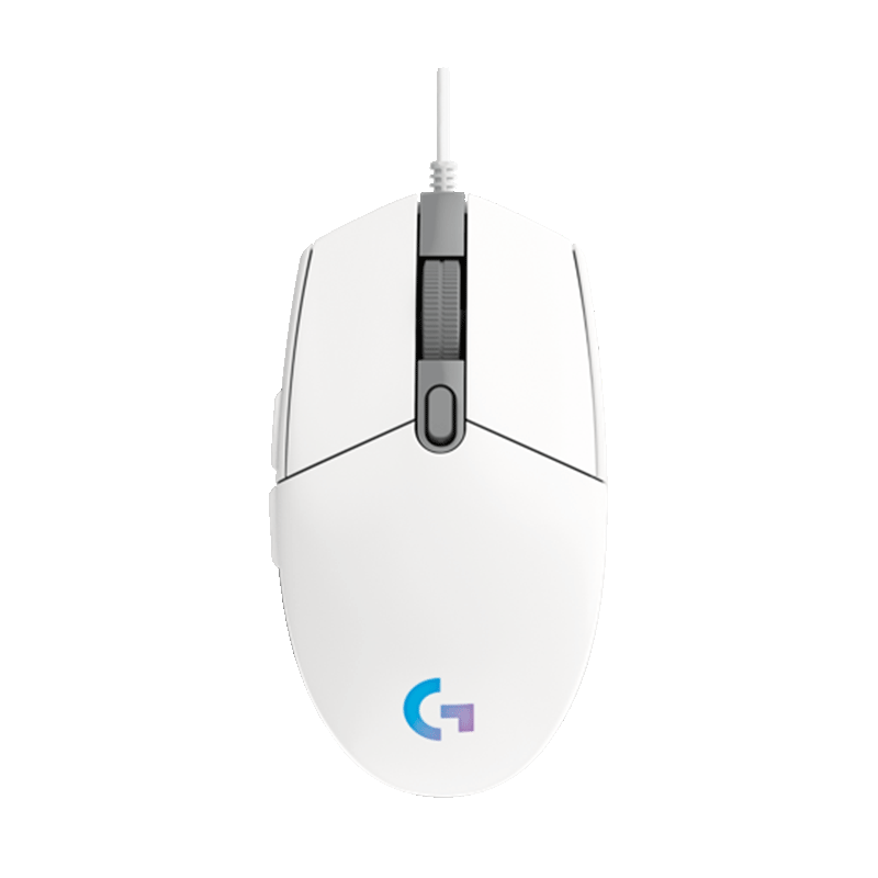 罗技 G102二代 LIGHTSYNC游戏鼠标 白色