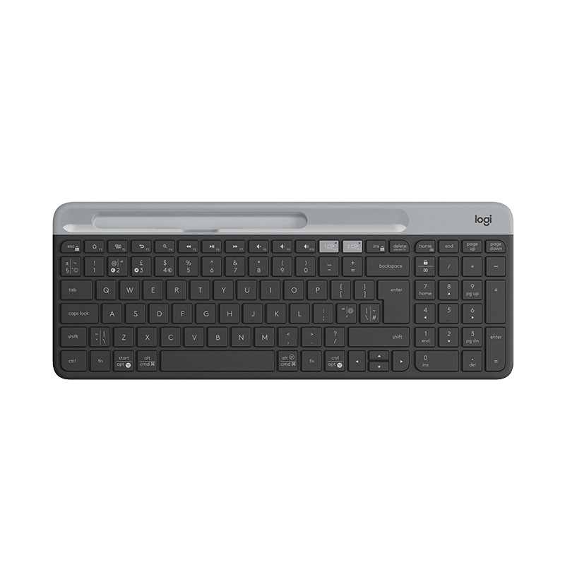 罗技 K580 轻薄多设备无线键盘 黑色 会员专享