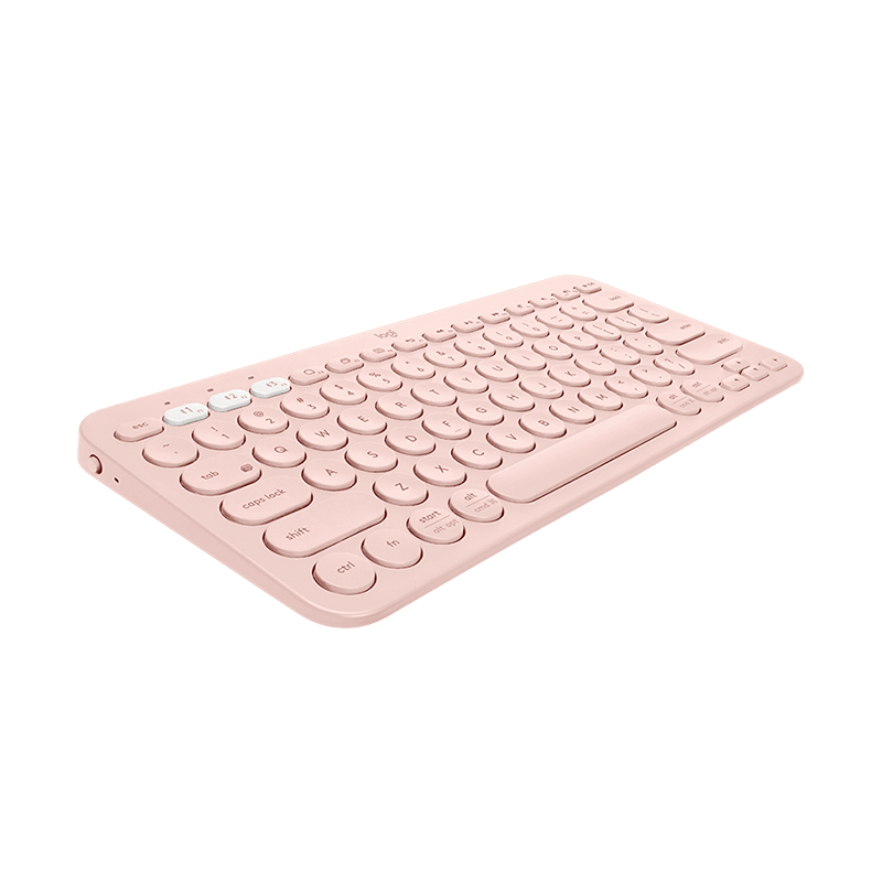 罗技 K380蓝牙键盘 茱萸粉