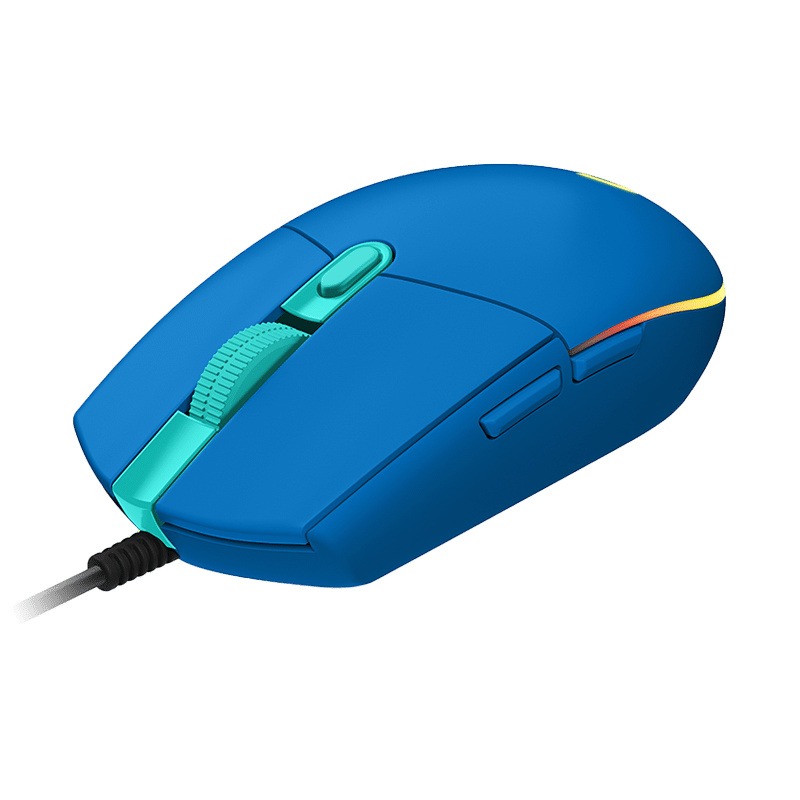 罗技 G102二代 LIGHTSYNC游戏鼠标 蓝色