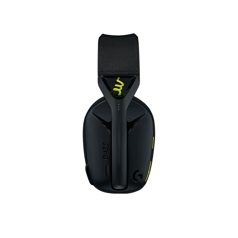 罗技G435 LIGHTSPEED 无线游戏耳机麦克风 (黑)