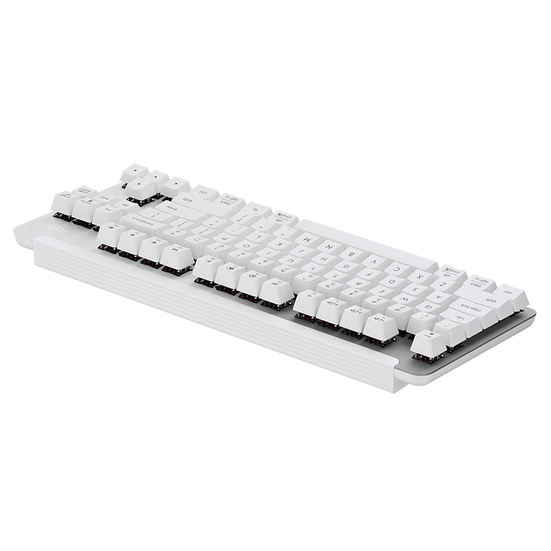 罗技K855无线机械键盘TTC红轴（白色）