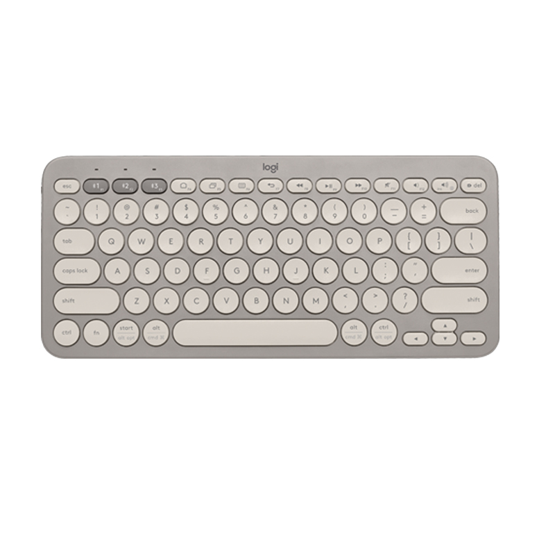罗技K380 蓝牙键盘- 烟云灰