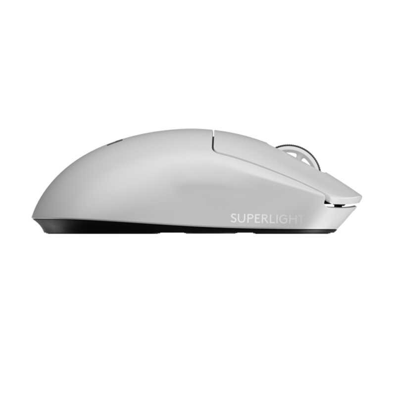 罗技 Logitech G PRO X SUPERLIGHT 2 无线游戏鼠标（白色）鼠标+玻璃鼠标垫