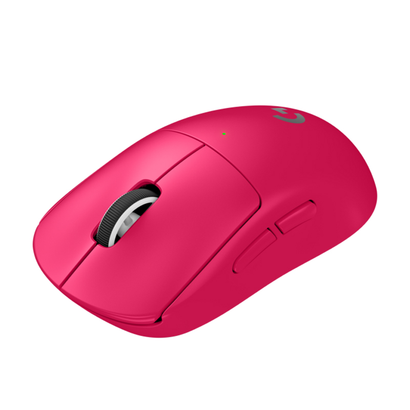 罗技 Logitech G PRO X SUPERLIGHT 2 无线游戏鼠标（粉色）鼠标+玻璃鼠标垫