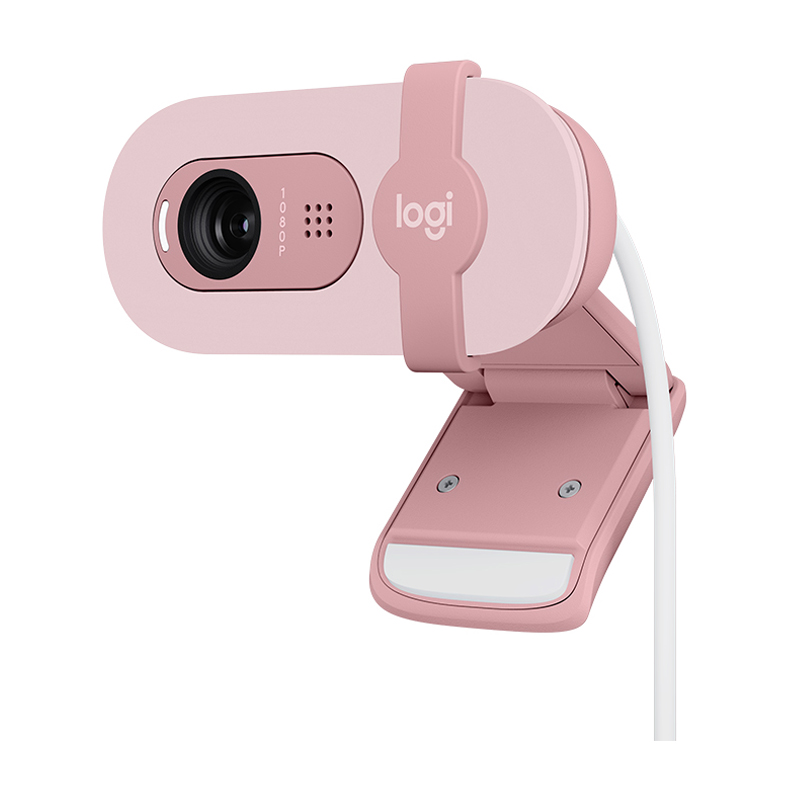 罗技BRIO 90全高清网络摄像头 粉色