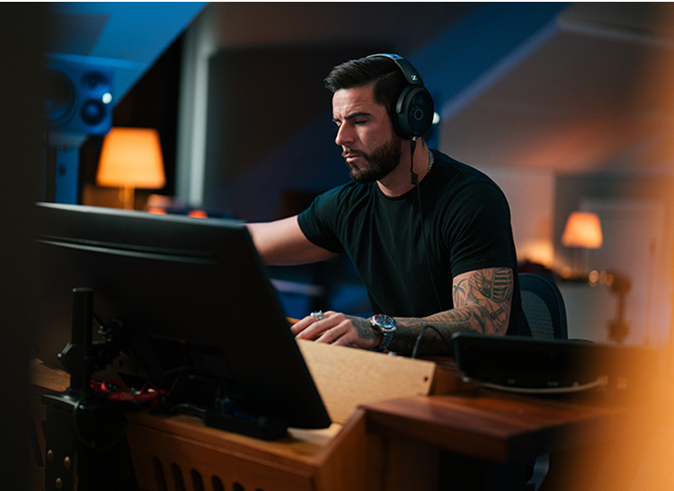 SENNHEISER/森海塞尔HD 490 PRO专业头戴式有线监听耳机
