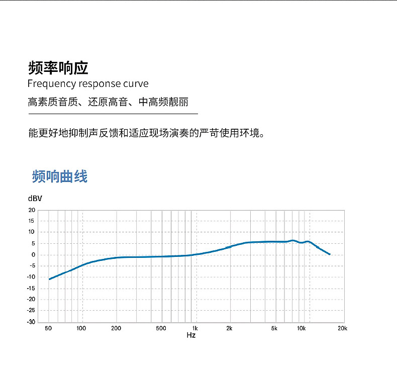 XS 1 心形人声动圈麦克风有线话筒